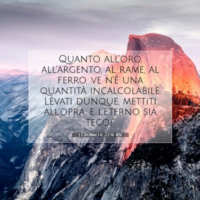 1 Cronache 22:16 Versetto della Bibbia Spiegato