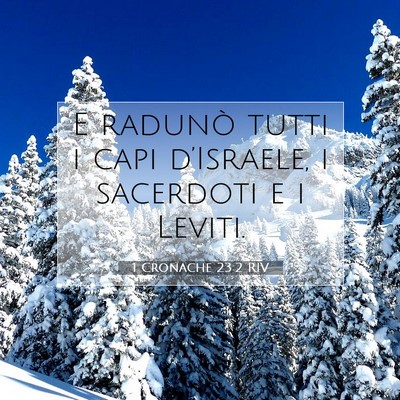 1 Cronache 23:2 Versetto della Bibbia Spiegato