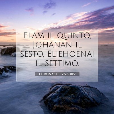 1 Cronache 26:3 Versetto della Bibbia Spiegato