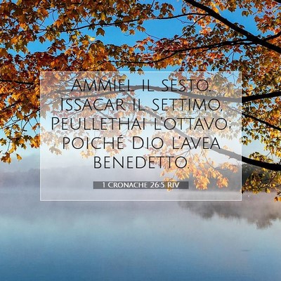 1 Cronache 26:5 RIV Immagine del Versetto della Bibbia