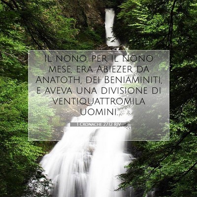 1 Cronache 27:12 Versetto della Bibbia Spiegato