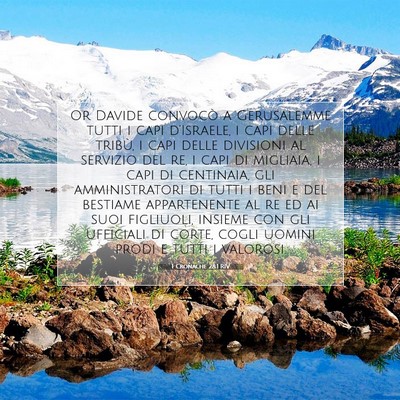 1 Cronache 28:1 RIV Immagine del Versetto della Bibbia