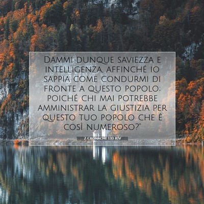 2 Cronache 1:10 Versetto della Bibbia Spiegato