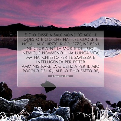 2 Cronache 1:11 Versetto della Bibbia Spiegato