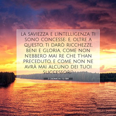 2 Cronache 1:12 Versetto della Bibbia Spiegato