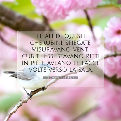 2 Cronache 3:13 Versetto della Bibbia Spiegato