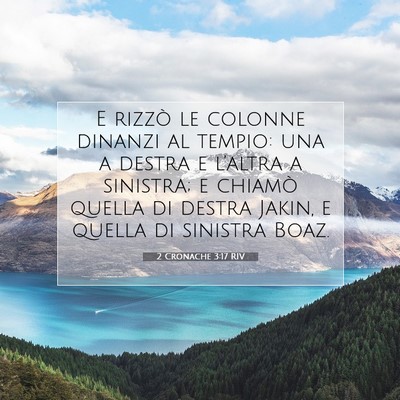 2 Cronache 3:17 Versetto della Bibbia Spiegato