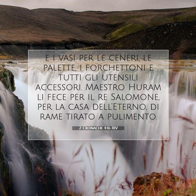 2 Cronache 4:16 Versetto della Bibbia Spiegato