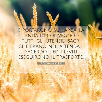 2 Cronache 5:5 Versetto della Bibbia Spiegato