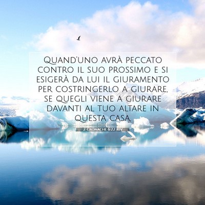 2 Cronache 6:22 Versetto della Bibbia Spiegato