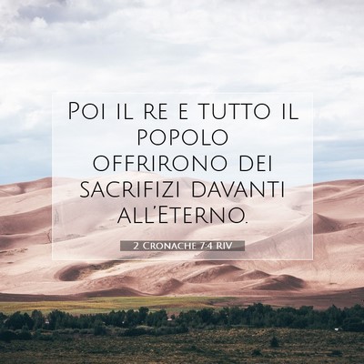 2 Cronache 7:4 Versetto della Bibbia Spiegato