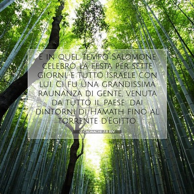 2 Cronache 7:8 RIV Immagine del Versetto della Bibbia