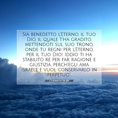 2 Cronache 9:8 Versetto della Bibbia Spiegato
