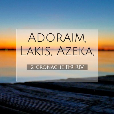 2 Cronache 11:9 RIV Immagine del Versetto della Bibbia