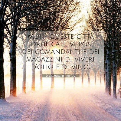 2 Cronache 11:11 Versetto della Bibbia Spiegato