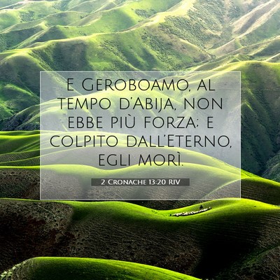 2 Cronache 13:20 Versetto della Bibbia Spiegato