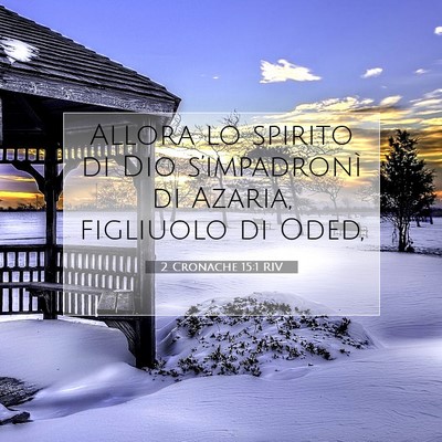 2 Cronache 15:1 RIV Immagine del Versetto della Bibbia