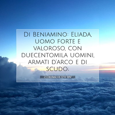 2 Cronache 17:17 RIV Immagine del Versetto della Bibbia