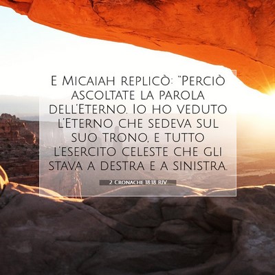 2 Cronache 18:18 RIV Immagine del Versetto della Bibbia