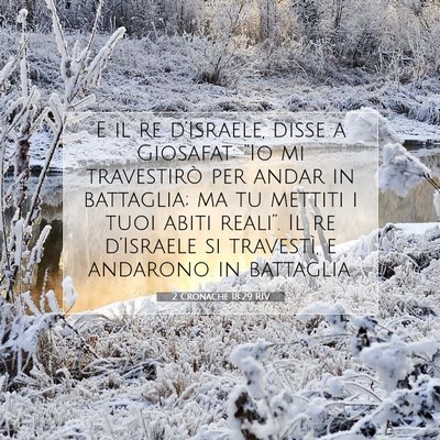 2 Cronache 18:29 Versetto della Bibbia Spiegato