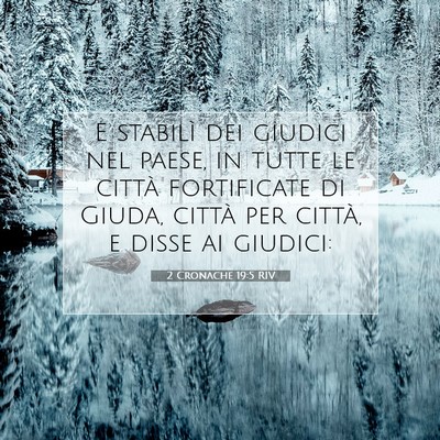 2 Cronache 19:5 RIV Immagine del Versetto della Bibbia