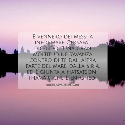 2 Cronache 20:2 Versetto della Bibbia Spiegato