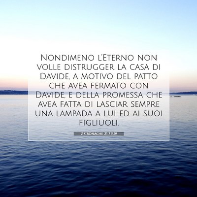 2 Cronache 21:7 Versetto della Bibbia Spiegato