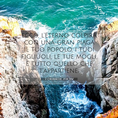 2 Cronache 21:14 RIV Immagine del Versetto della Bibbia