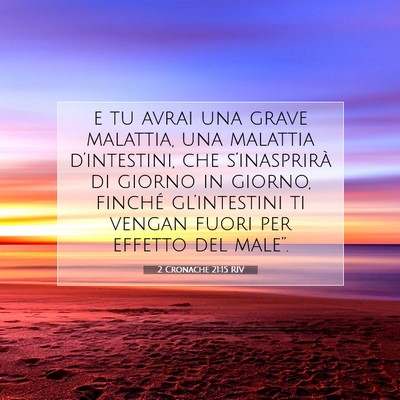 2 Cronache 21:15 Versetto della Bibbia Spiegato