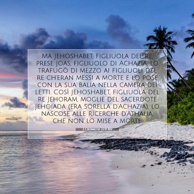 2 Cronache 22:11 RIV Immagine del Versetto della Bibbia