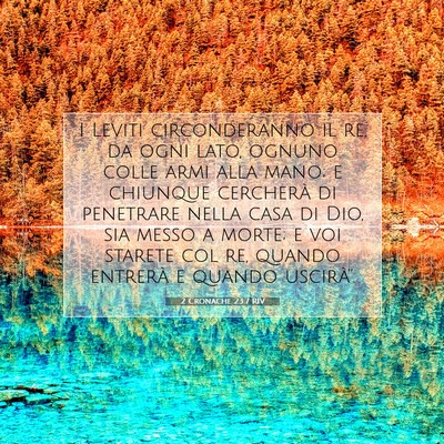 2 Cronache 23:7 Versetto della Bibbia Spiegato