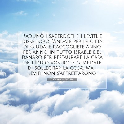 2 Cronache 24:5 Versetto della Bibbia Spiegato