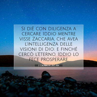 2 Cronache 26:5 RIV Immagine del Versetto della Bibbia