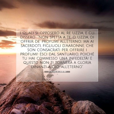 2 Cronache 26:18 RIV Immagine del Versetto della Bibbia