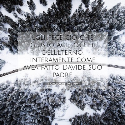 2 Cronache 29:2 Versetto della Bibbia Spiegato