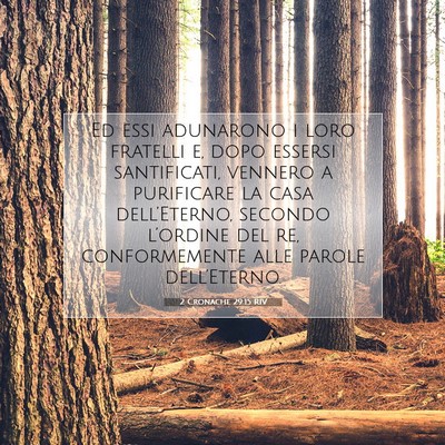 2 Cronache 29:15 Versetto della Bibbia Spiegato