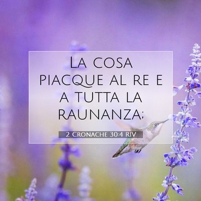 2 Cronache 30:4 Versetto della Bibbia Spiegato