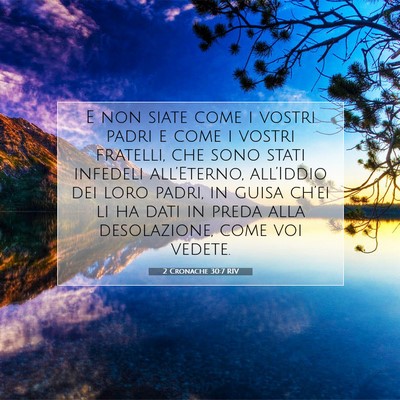 2 Cronache 30:7 Versetto della Bibbia Spiegato