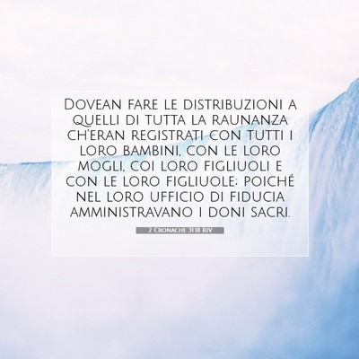 2 Cronache 31:18 Versetto della Bibbia Spiegato