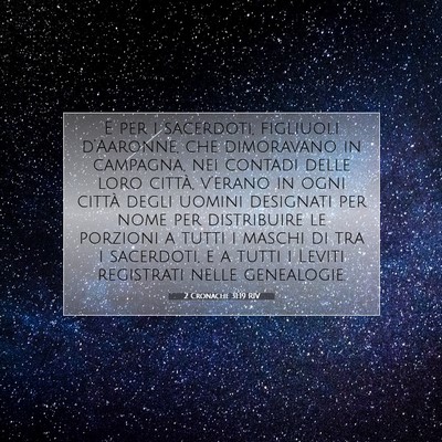 2 Cronache 31:19 RIV Immagine del Versetto della Bibbia
