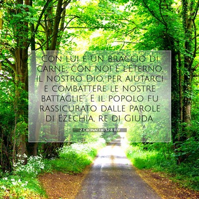 2 Cronache 32:8 RIV Immagine del Versetto della Bibbia