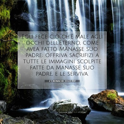 2 Cronache 33:22 Versetto della Bibbia Spiegato