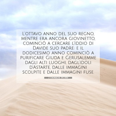 2 Cronache 34:3 Versetto della Bibbia Spiegato