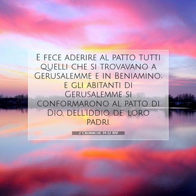 2 Cronache 34:32 Versetto della Bibbia Spiegato