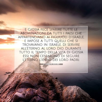 2 Cronache 34:33 Versetto della Bibbia Spiegato