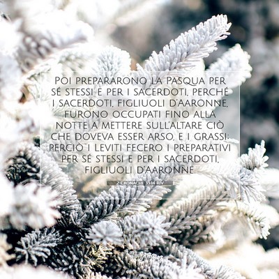 2 Cronache 35:14 Versetto della Bibbia Spiegato