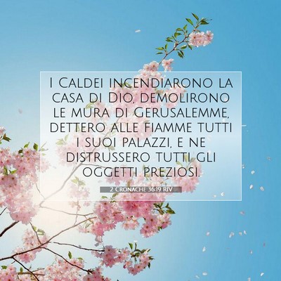 2 Cronache 36:19 RIV Immagine del Versetto della Bibbia