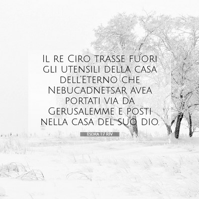 Esdra 1:7 Versetto della Bibbia Spiegato