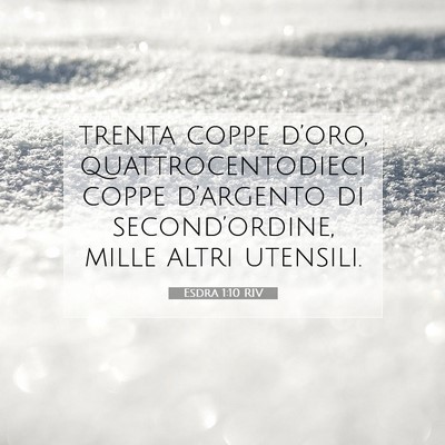 Esdra 1:10 Versetto della Bibbia Spiegato