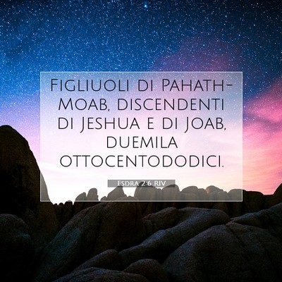 Esdra 2:6 Versetto della Bibbia Spiegato